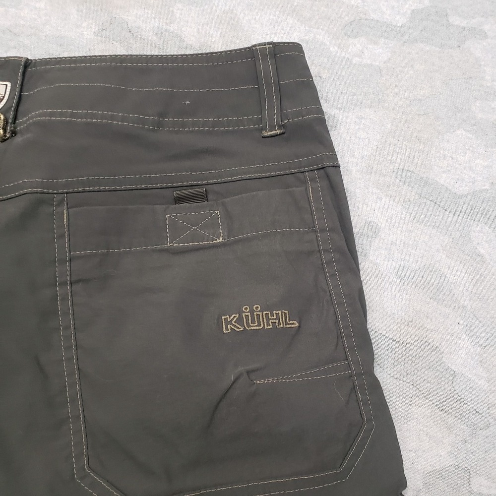 Kuhl Shorts Mens 32 Green Renegade Cargo Pockets Outdoors Hiking Travel Camp - Picture 9 of 9